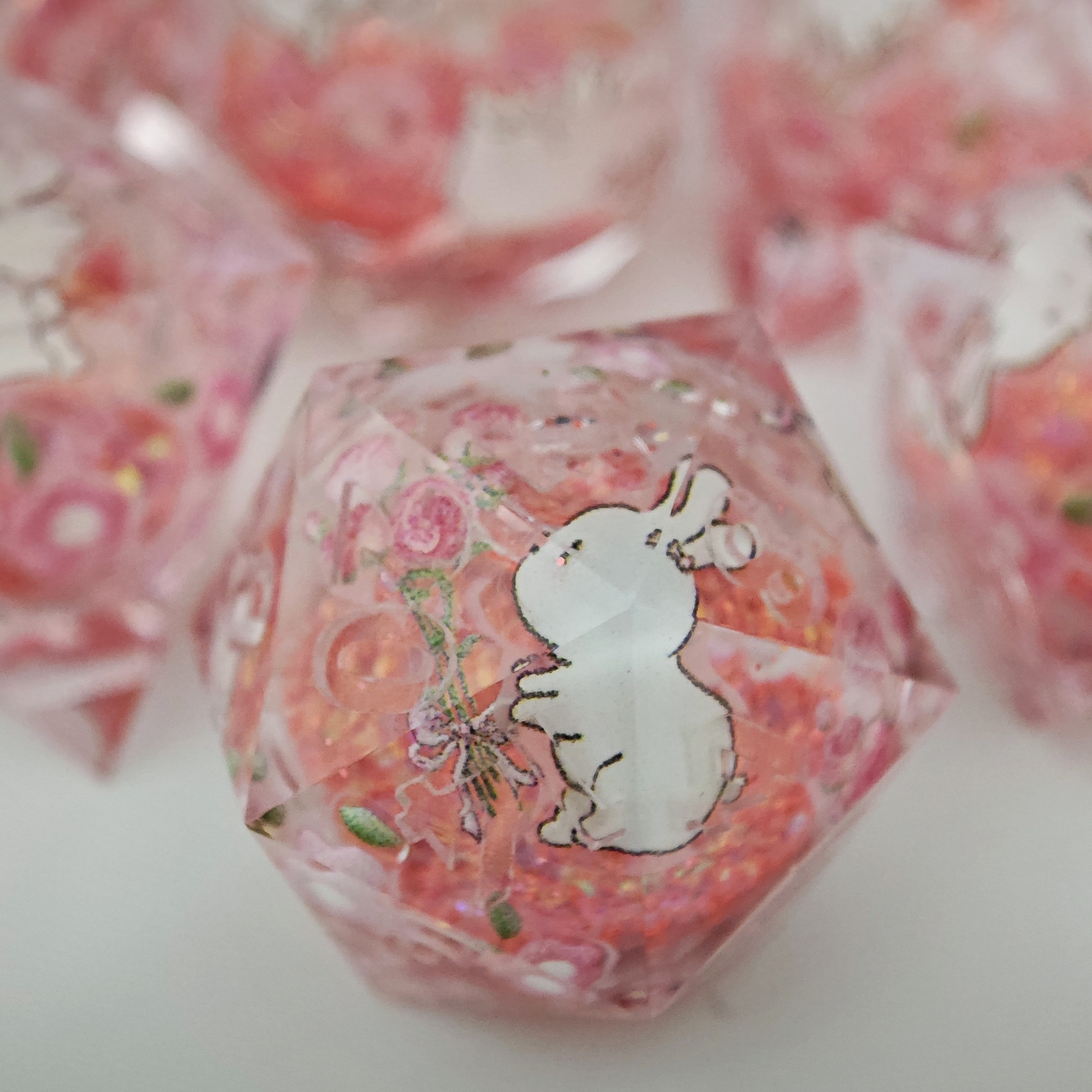 Board Game Font - New Design Rose Rabbit DND Dice