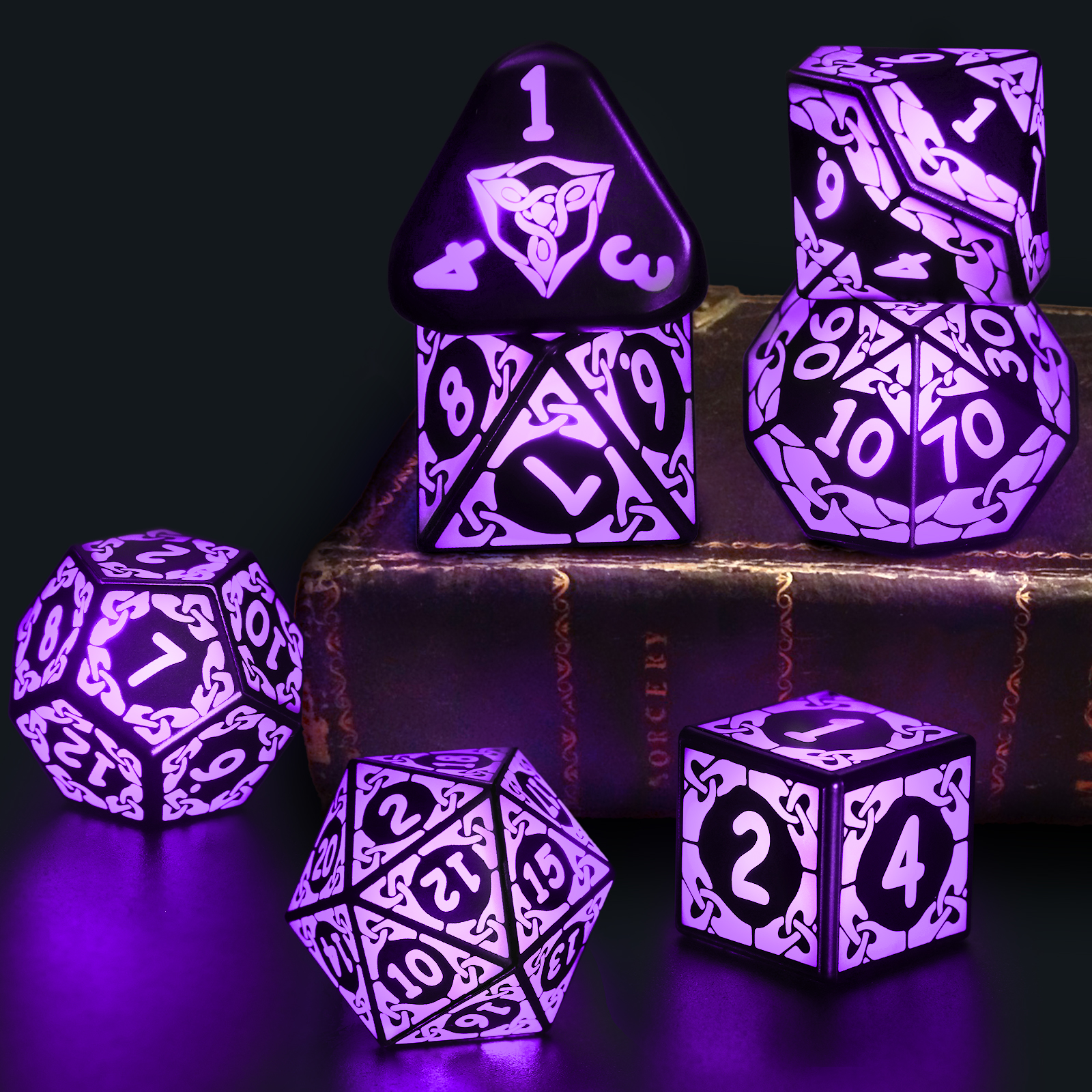 Board Game Pandemic - Light up Dice DND ，LED Dice