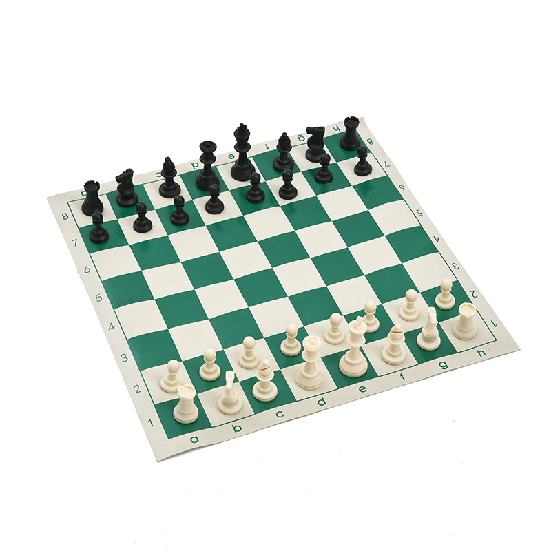 Board Game Queen - 97mm Medieval Chess Set 35cm 43cm