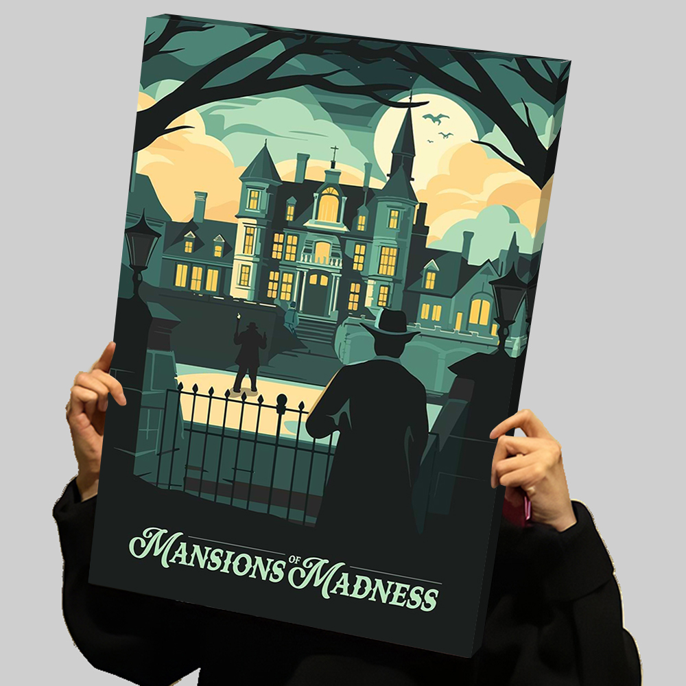 Board Game Illustrator - Mansions of Madness Board Game Inspired