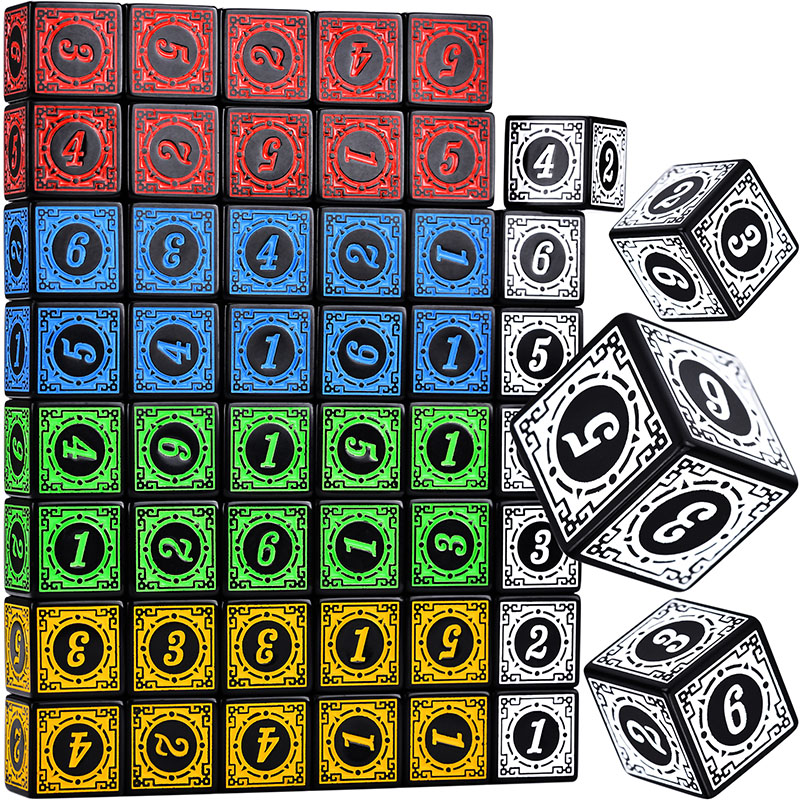 10PCS/Set Acrylic Dice Set D6  - đánh giá và giá Board Game Pandemic
