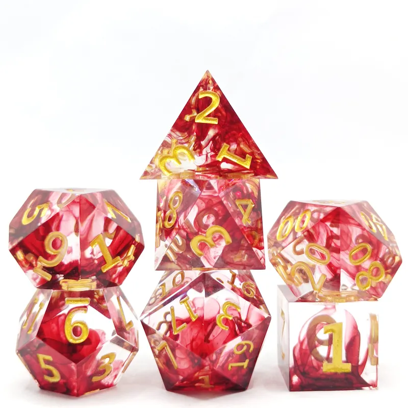 7PCS resin sharp polyhedral di - đánh giá và giá Board Game Pandemic
