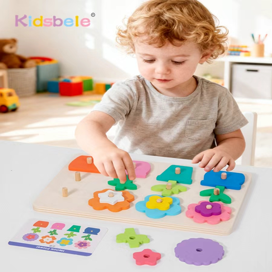 Montessori DIY Wooden Flower P - đánh giá và giá Board Game Design