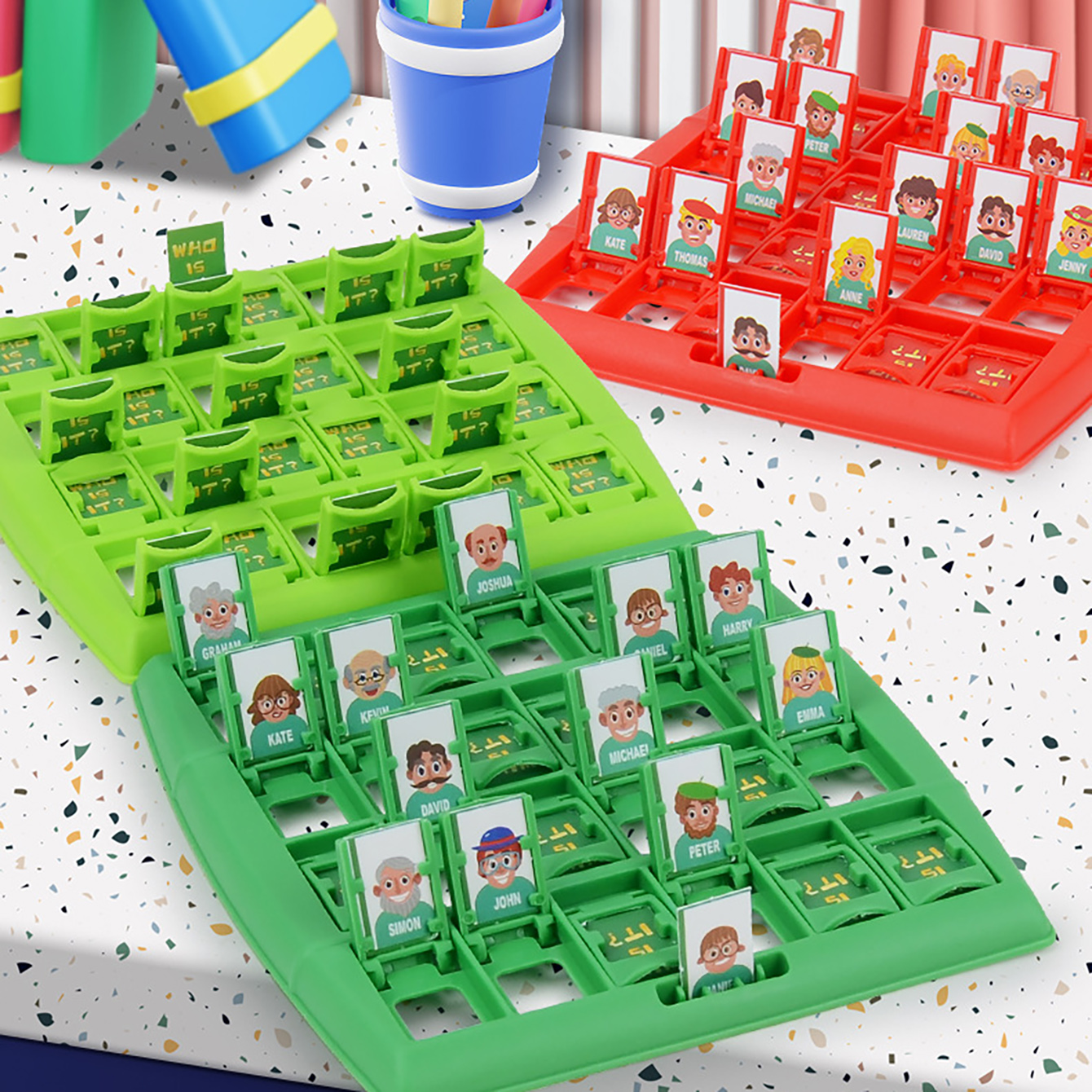 Family Guessing Board Game Who - đánh giá và giá Board Game Who Is It
