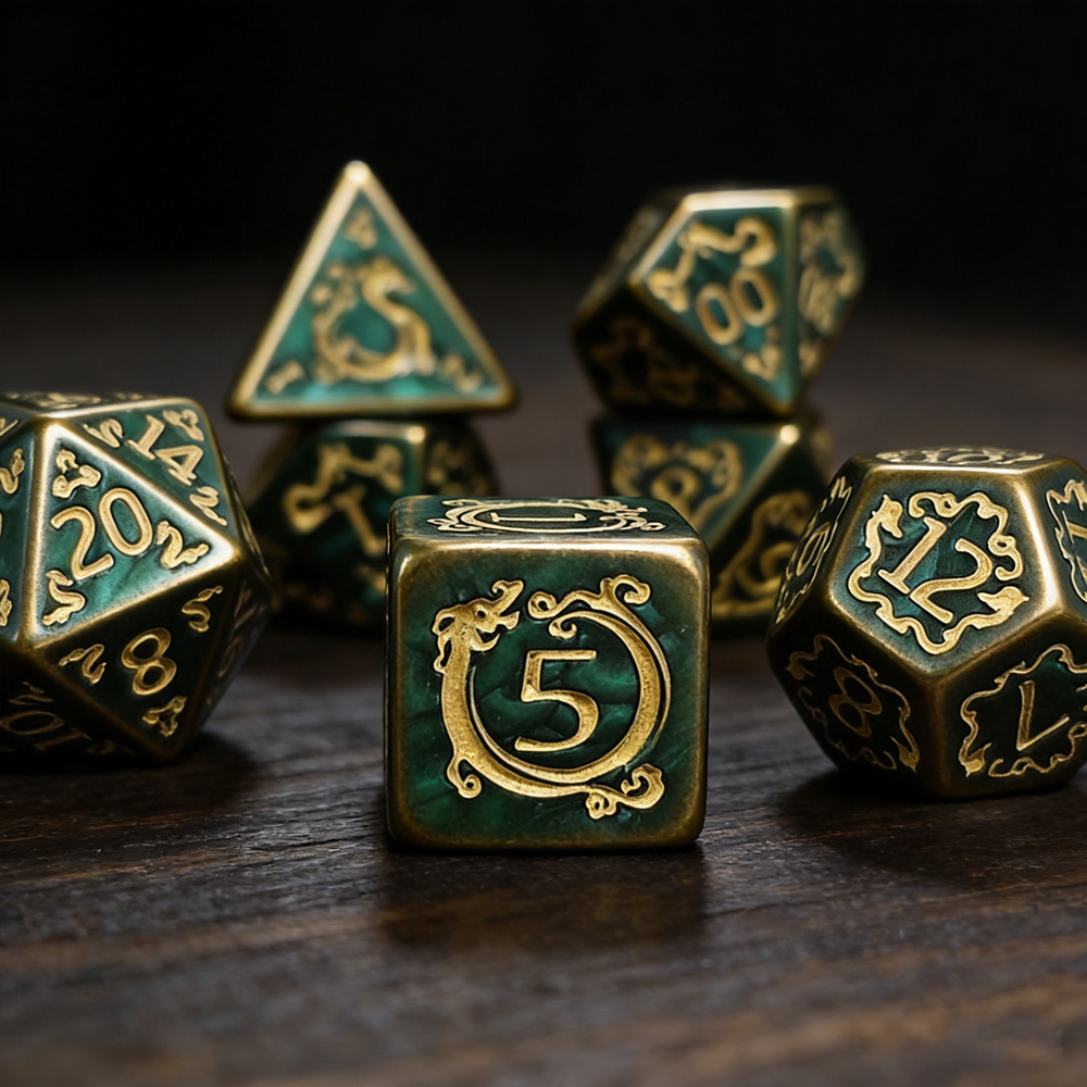 DND Dice 7Pcs/set Dragon Patte - đánh giá và giá Board Game Pandemic