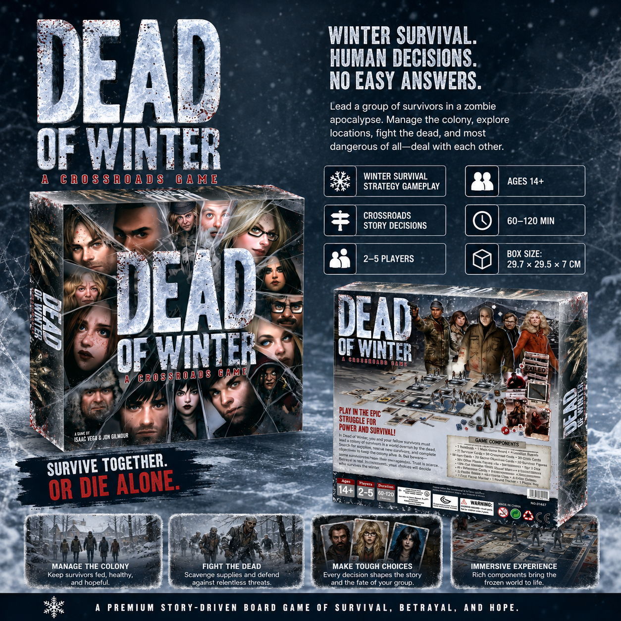 Dead of Winter Crossroads Zomb - đánh giá và giá Board Game Zombicide
