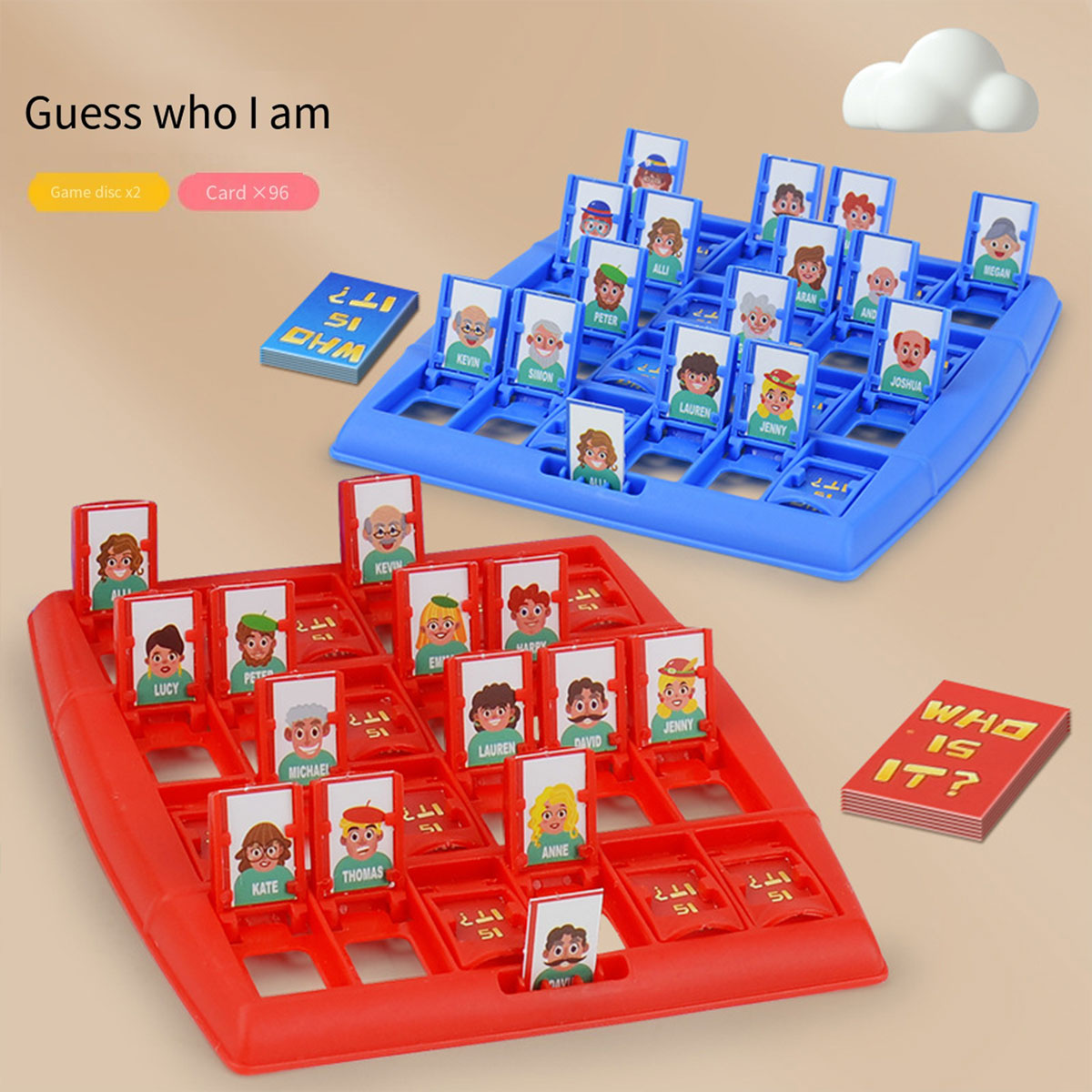 1set Guess Who I Am Party Game - đánh giá và giá Board Game Guess Who