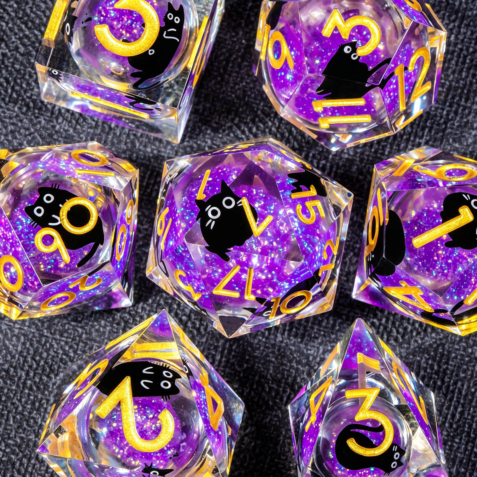 Cat Liquid Core DND Dice Set,  - đánh giá và giá Board Game Pandemic