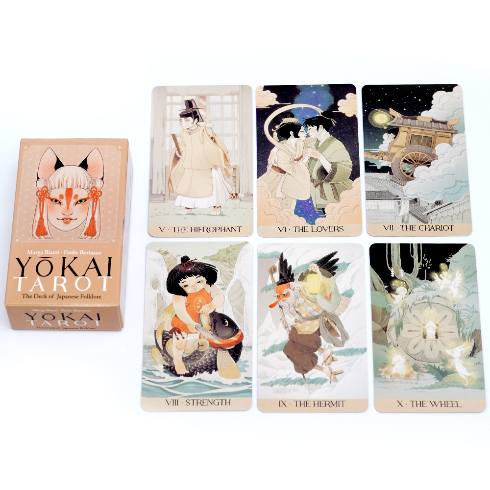 Yokai Tarot Deck 78 Pcs Cards  - đánh giá và giá Board Game Illustrator