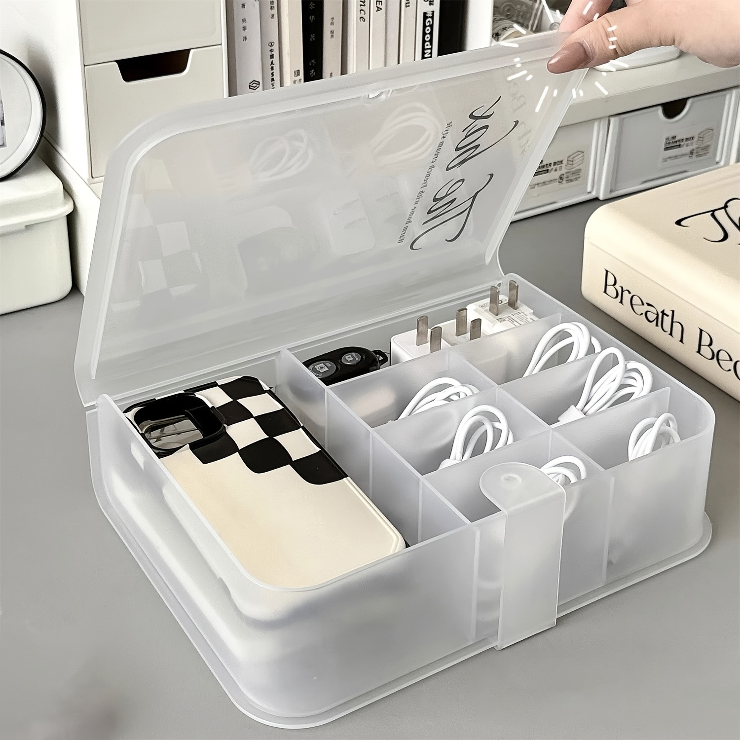 Wire Finishing Box - Desktop S - đánh giá và giá Game Storage Box