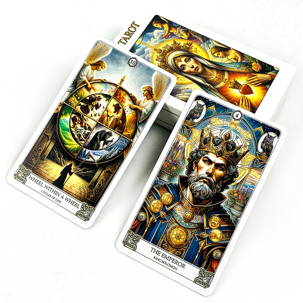 New Tarot Cards Vibrant Illust - đánh giá và giá Board Game Illustrator
