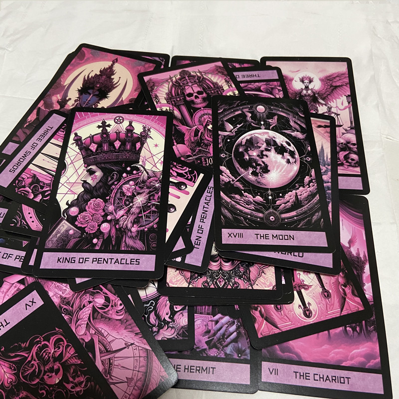 Pink Gothic Tarot Deck 78 card - đánh giá và giá Board Game Pdf