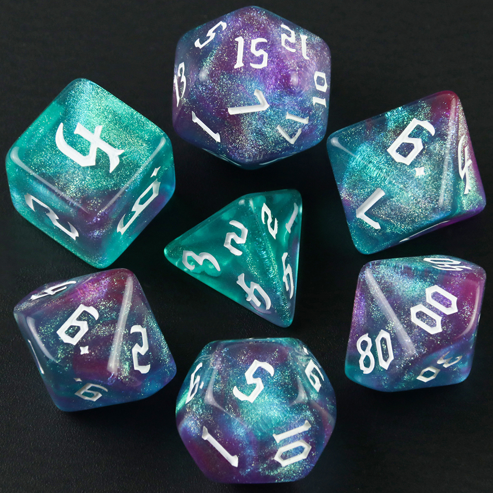 7 Pcs of New Double Colors Dic - đánh giá và giá Board Game Font