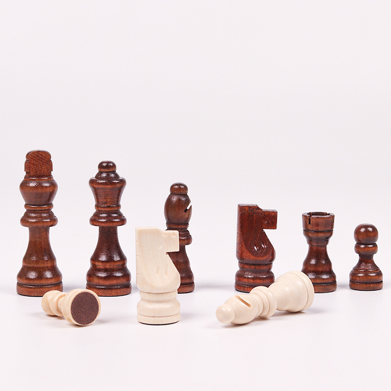 32pcs Wooden Chess Pieces Comp - đánh giá và giá Board Game Queen