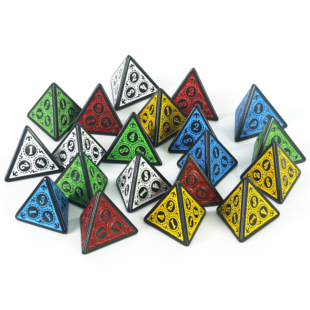 DND Polyhedral D4 Dice Set 10  - đánh giá và giá Board Game Pandemic
