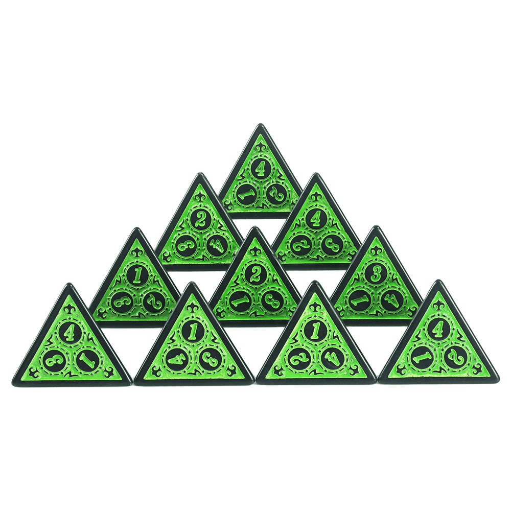 DND Polyhedral D4 Dice Set 10  - đánh giá và giá Board Game Pandemic
