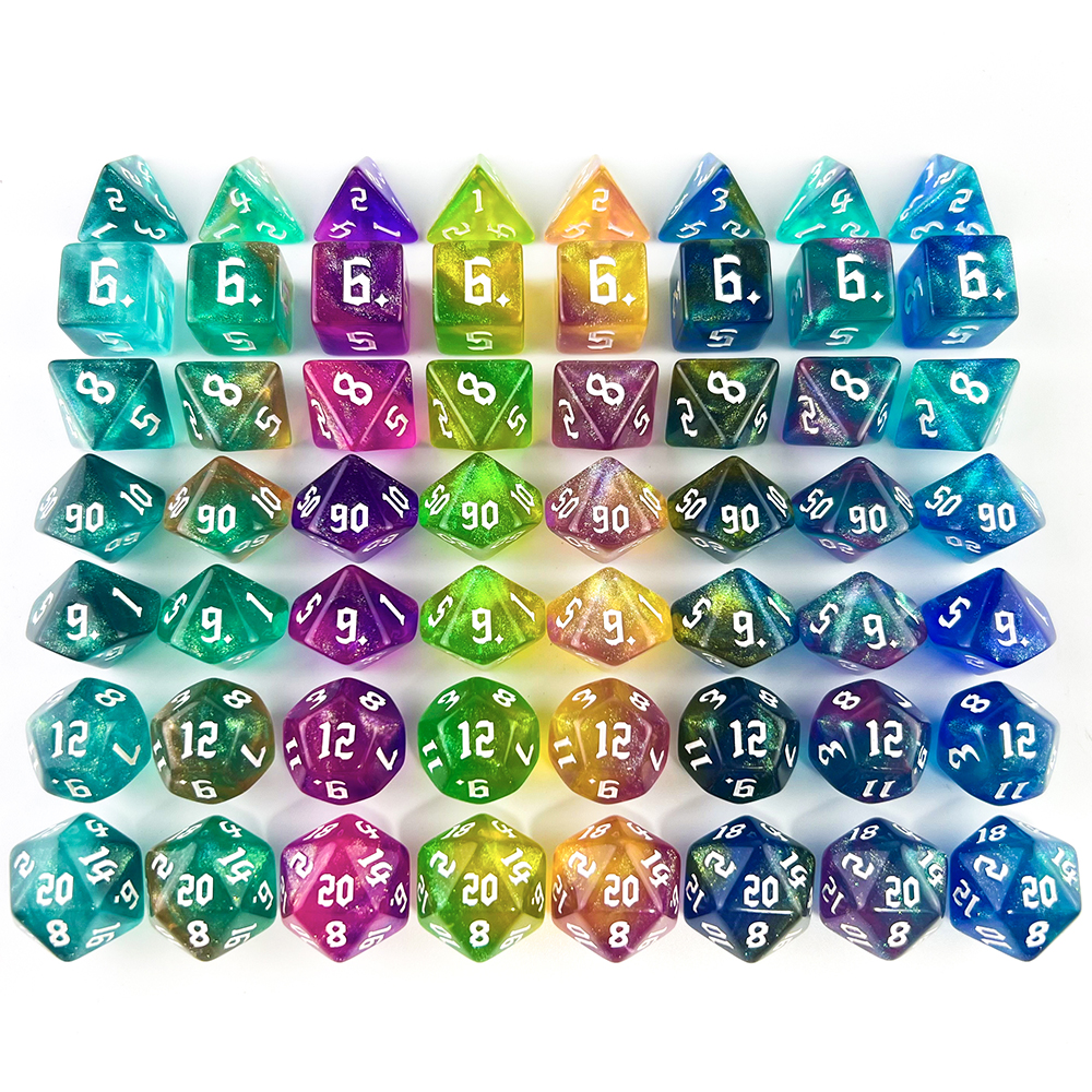 DND dice RPG dice Acrylic dice - đánh giá và giá Board Game Font