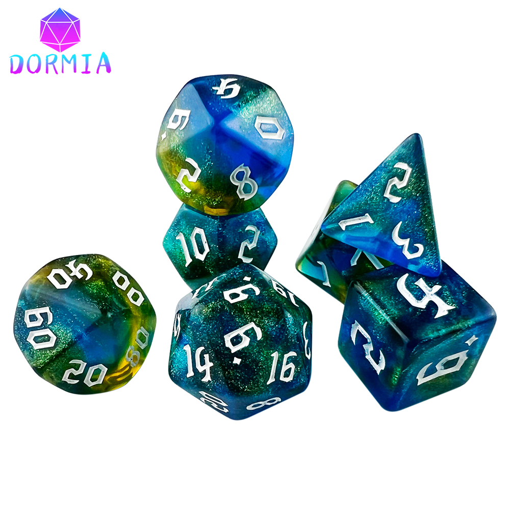 DND dice RPG dice Acrylic dice - đánh giá và giá Board Game Font