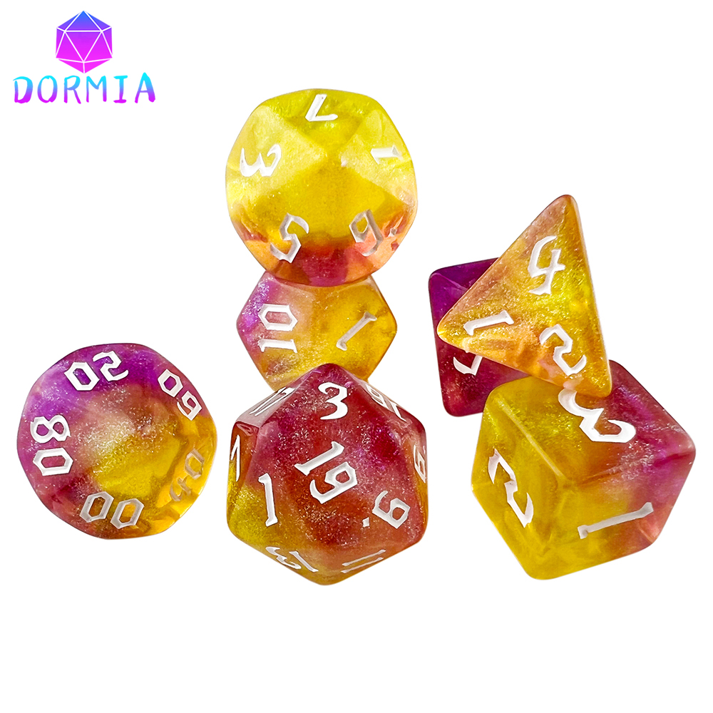 DND dice RPG dice Acrylic dice - đánh giá và giá Board Game Font
