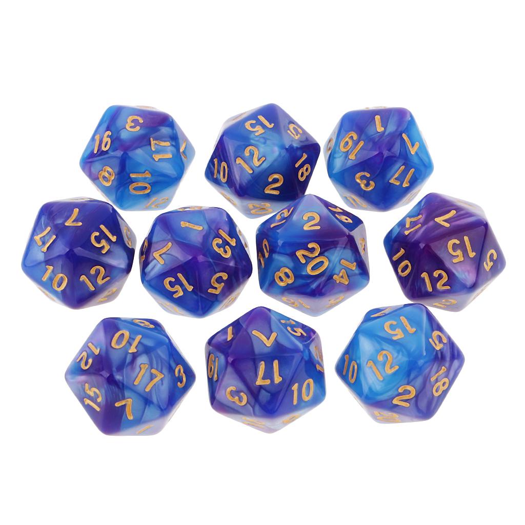 10pcs Polyhedral 20 Sided Dice - đánh giá và giá Board Game Pandemic