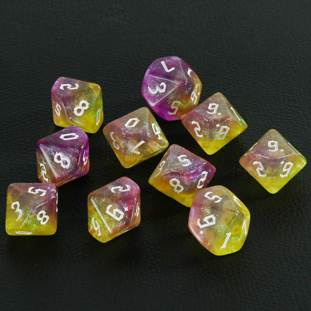 D10 Role Games Dice Role DND D - đánh giá và giá Board Game Font