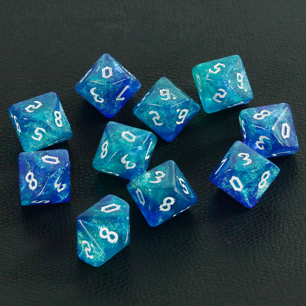 D10 Role Games Dice Role DND D - đánh giá và giá Board Game Font