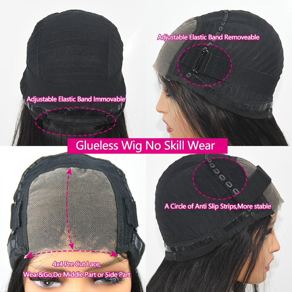 4x4 Glueless Wig BoB Human Hai - đánh giá và giá Board Game Queen