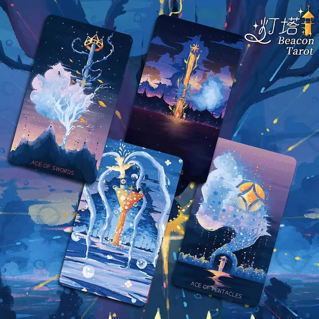 New Lighthouse Tarot Cards Aes - đánh giá và giá Board Game Queen