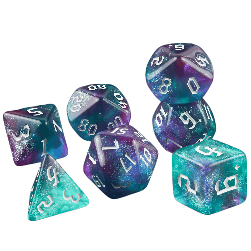7 Pcs of New Double Colors Dic - đánh giá và giá Board Game Font