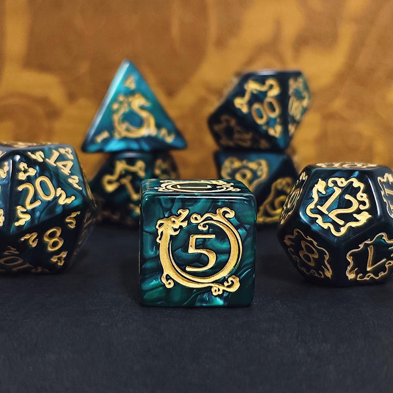 7pcs DND Dice 7Pcs/set Dragon  - đánh giá và giá Board Game Pandemic