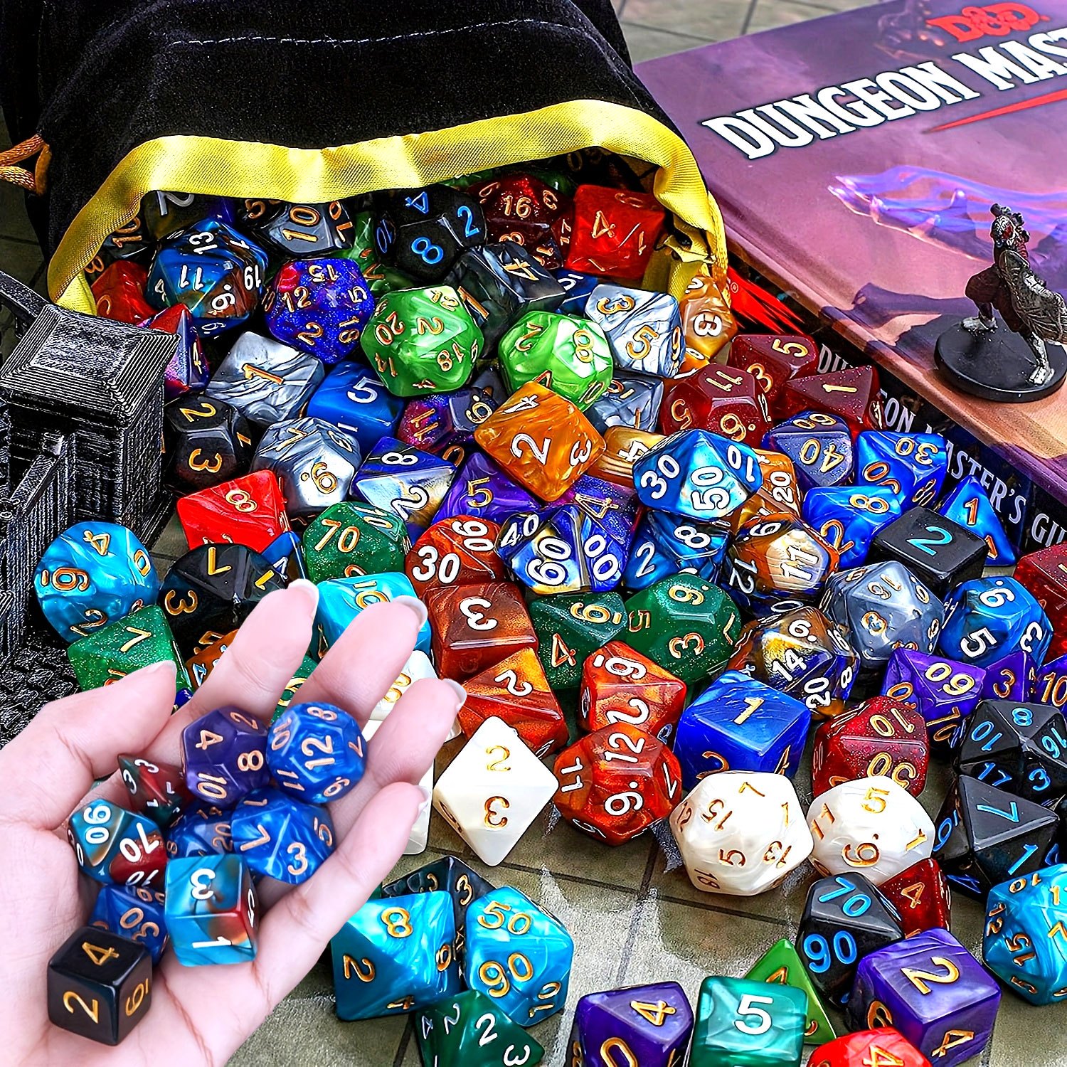 28Pcs DND Dice Set with Black  - đánh giá và giá Board Game Pandemic