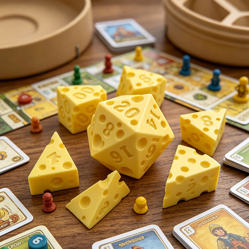 Cheese Polyhedral Dice Set Lay - đánh giá và giá Board Game Pandemic