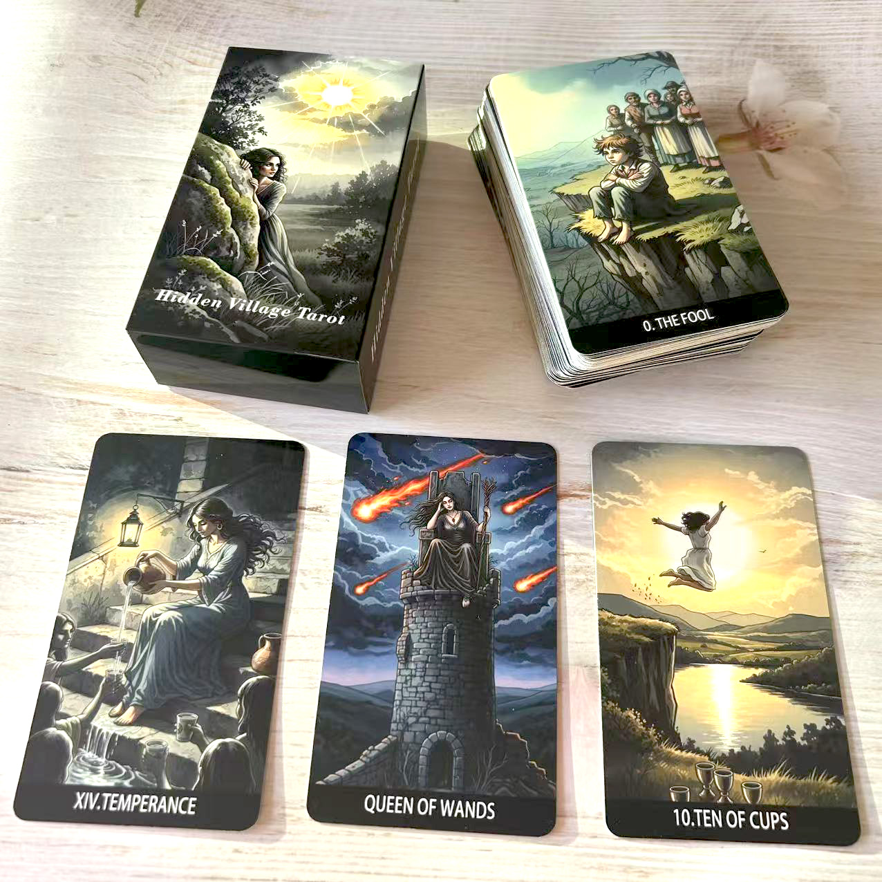 78PCS 70*120mm Tarot Cards PDF - đánh giá và giá Board Game Illustrator