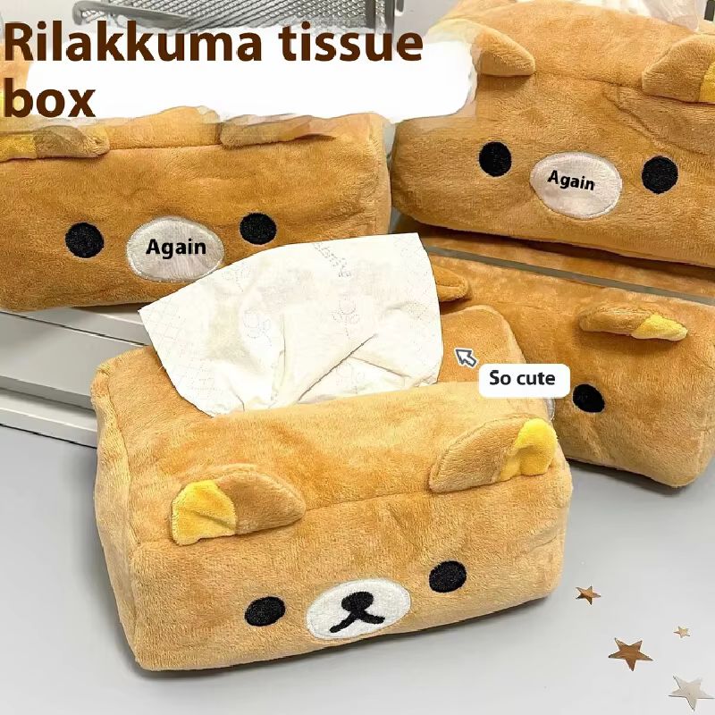 Cartoon Cute Rilakkuma Bear Pl - đánh giá và giá Game Storage Box