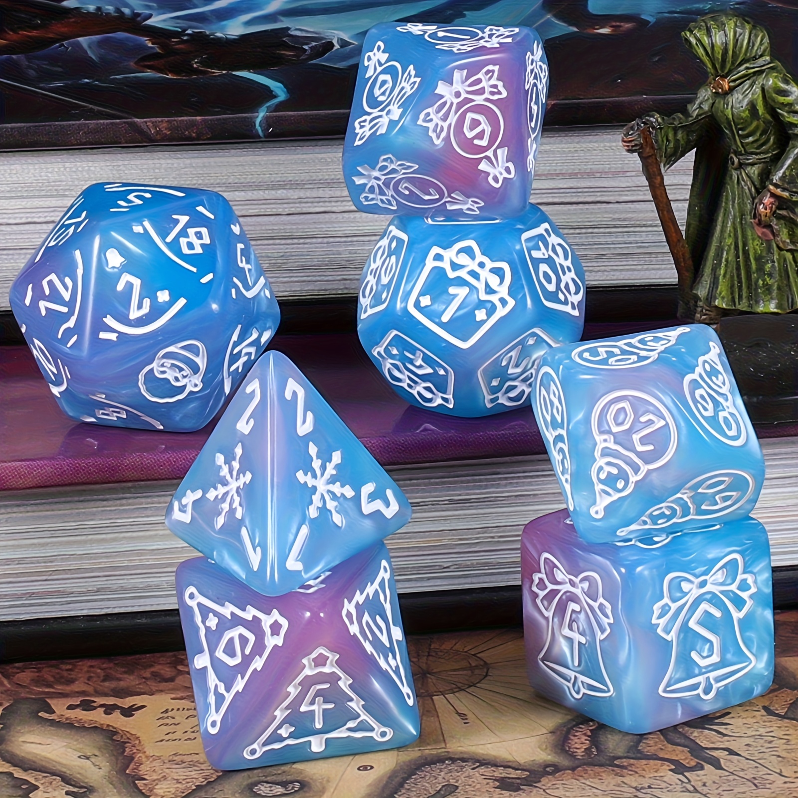 DND Dice Set -7pc Christmas Po - đánh giá và giá Board Game Pandemic